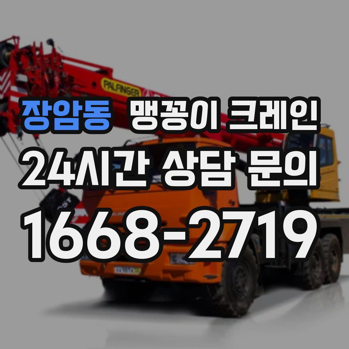 장암동 맹꽁이 크레인