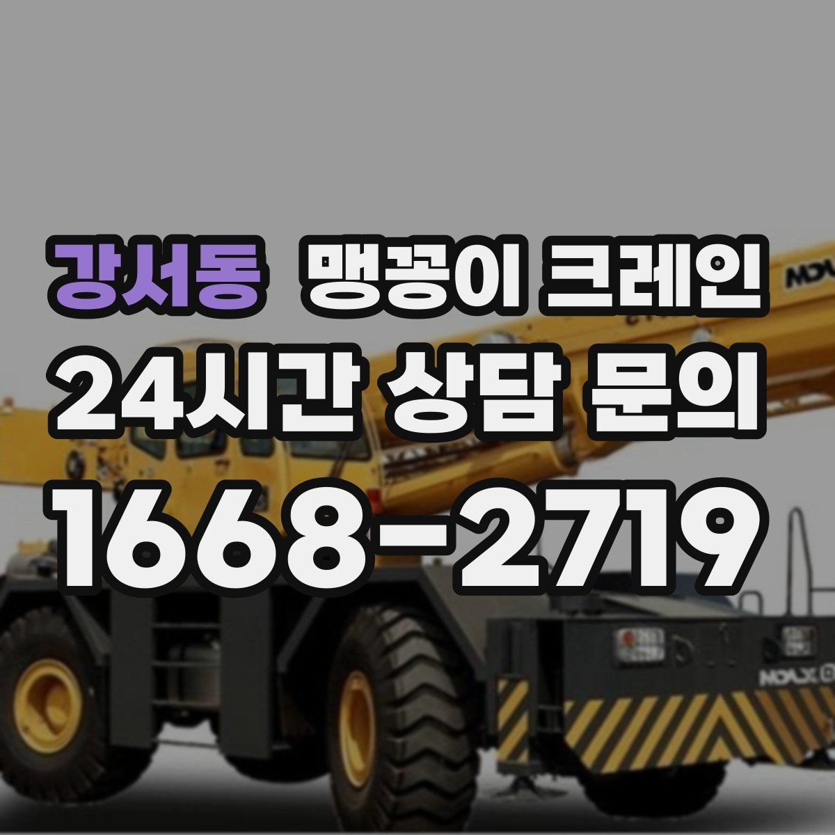 강서동 맹꽁이 크레인