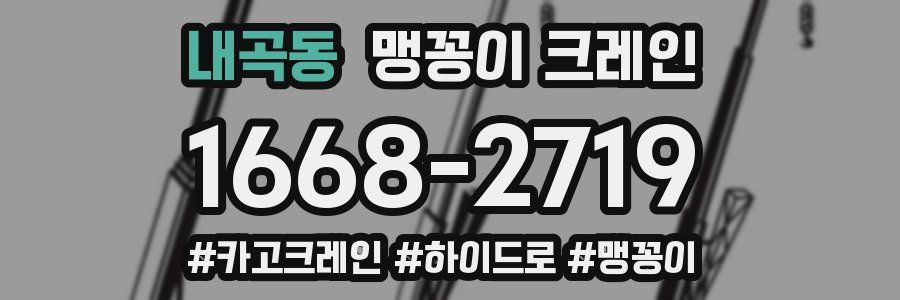 내곡동 맹꽁이 크레인