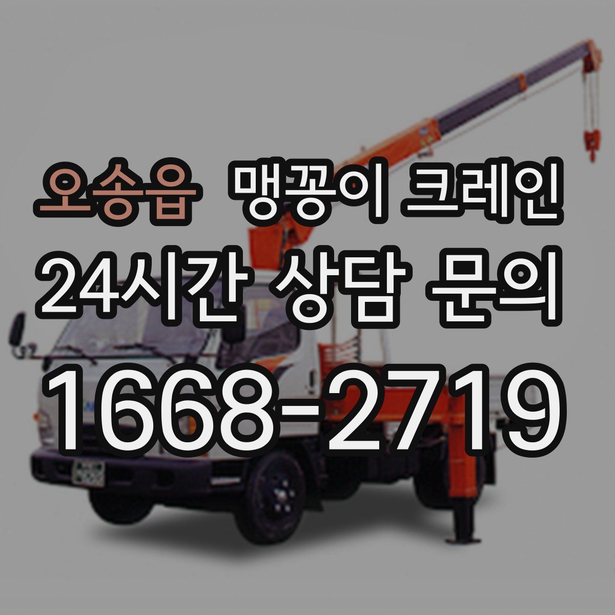 오송읍 맹꽁이 크레인