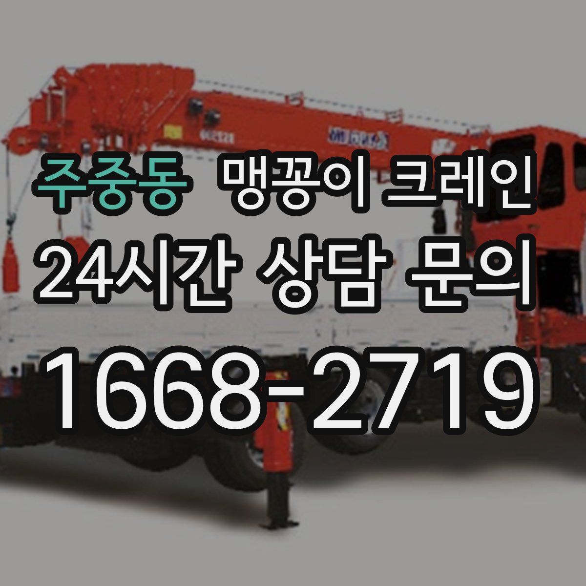 주중동 맹꽁이 크레인