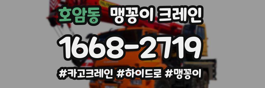 호암동 맹꽁이 크레인