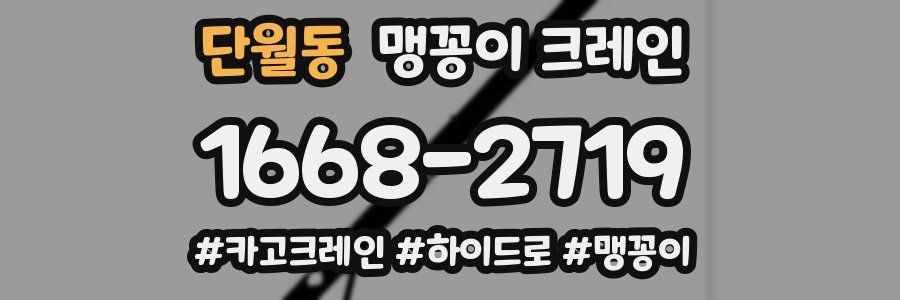 단월동 맹꽁이 크레인