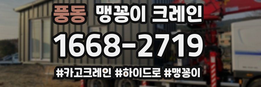 풍동 맹꽁이 크레인