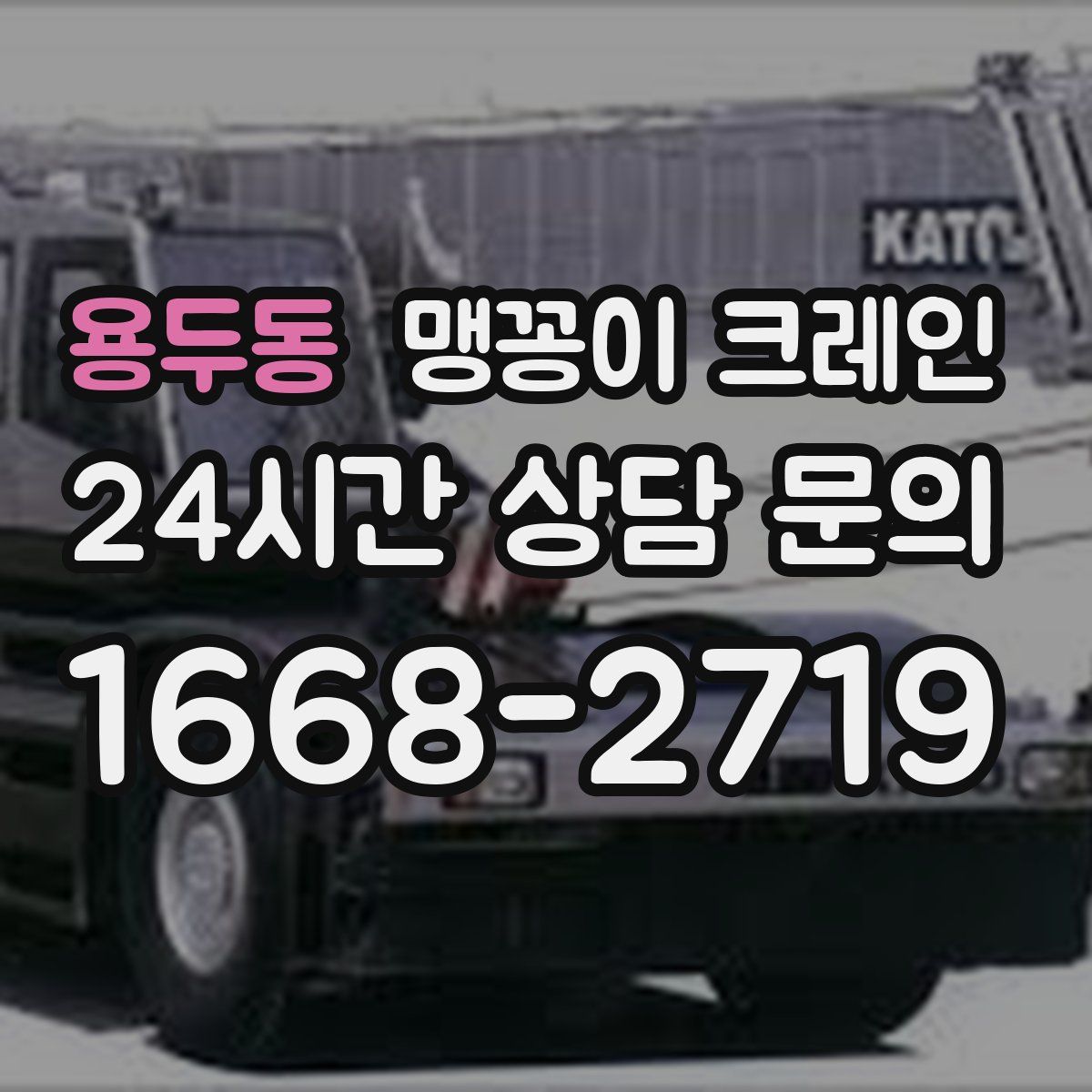 용두동 맹꽁이 크레인