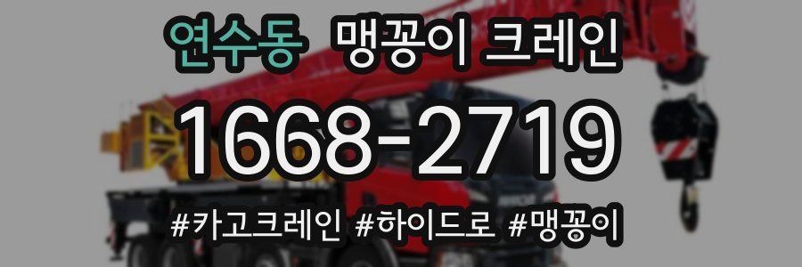 연수동 맹꽁이 크레인