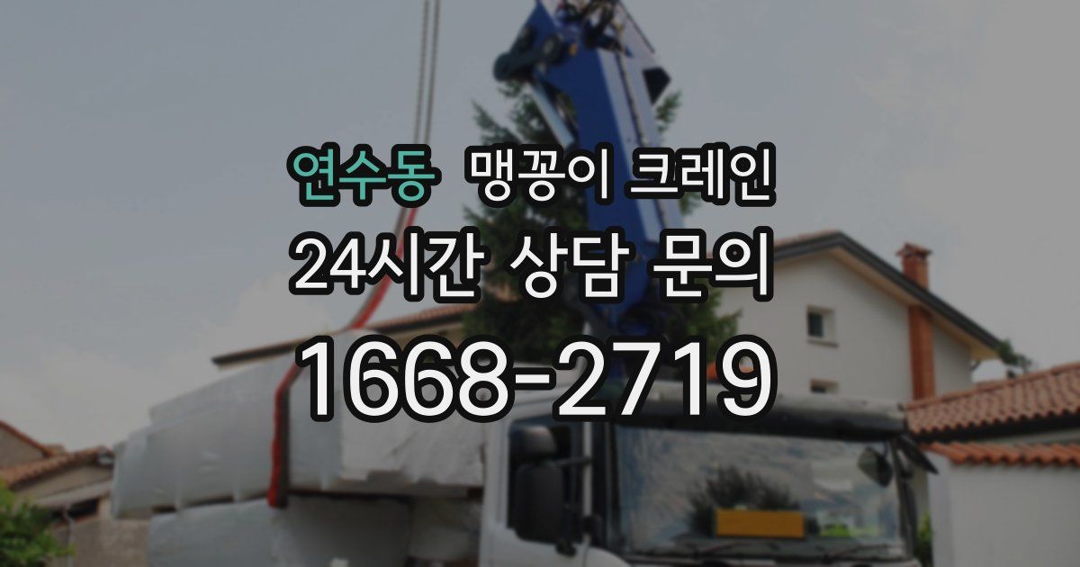 연수동 맹꽁이 크레인