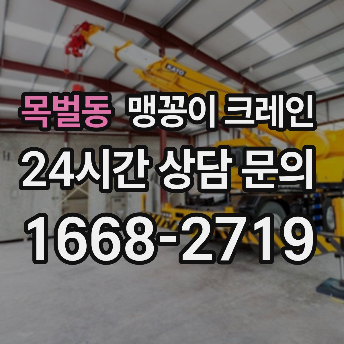 목벌동 맹꽁이 크레인