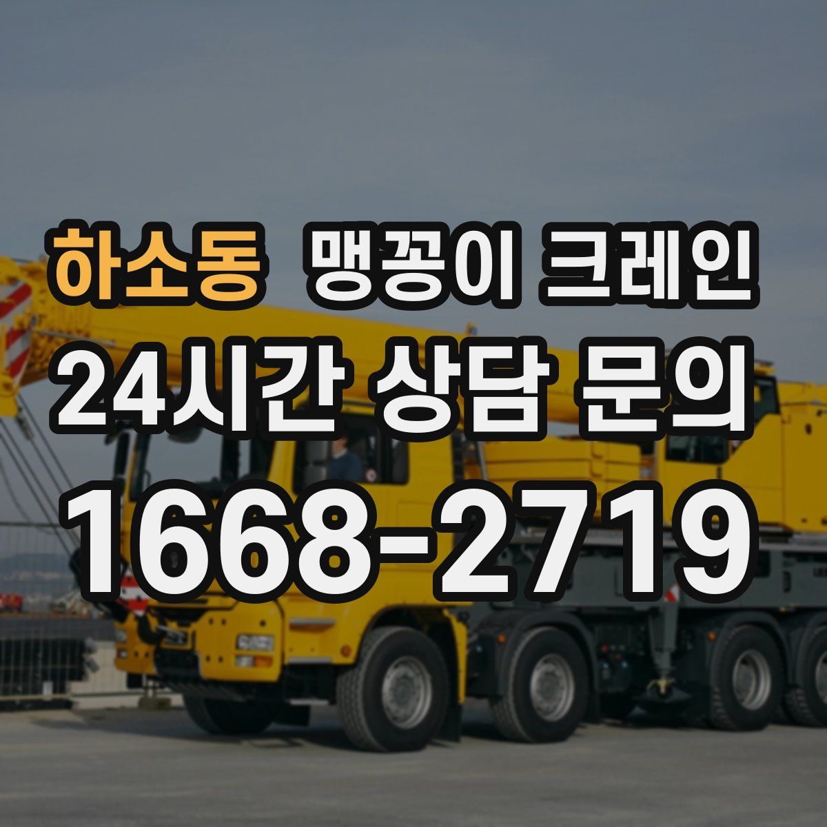 하소동 맹꽁이 크레인