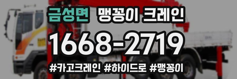 금성면 맹꽁이 크레인
