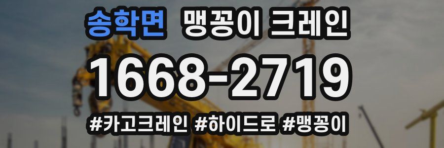 송학면 맹꽁이 크레인