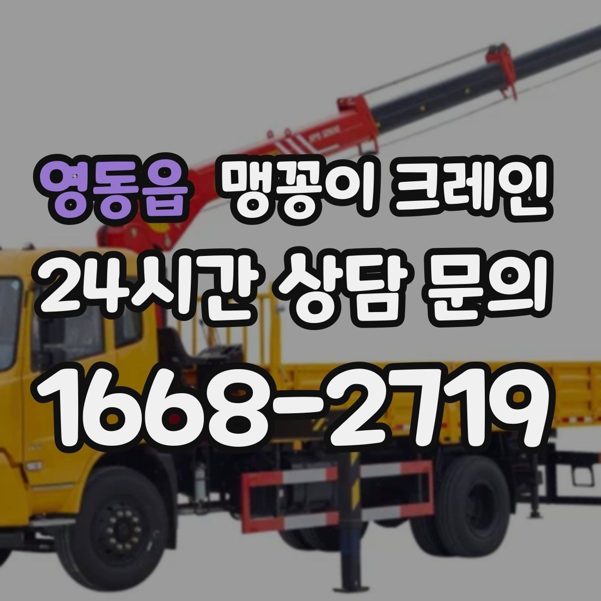 영동읍 맹꽁이 크레인 실외 진입이 어려울 때 대안 동선 구성