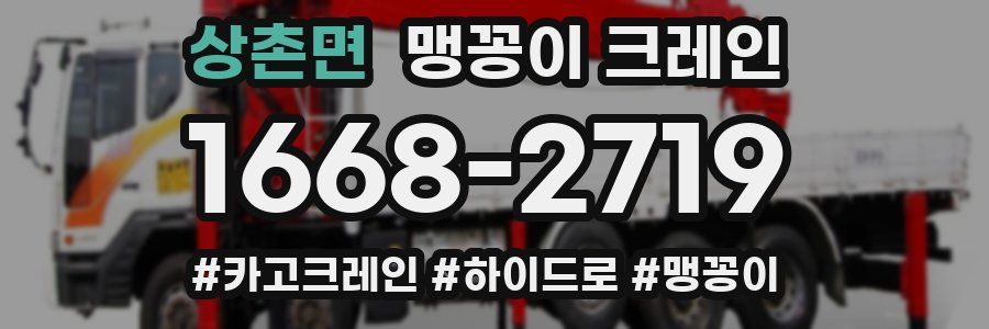 상촌면 맹꽁이 크레인