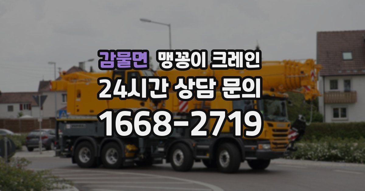 감물면 맹꽁이 크레인