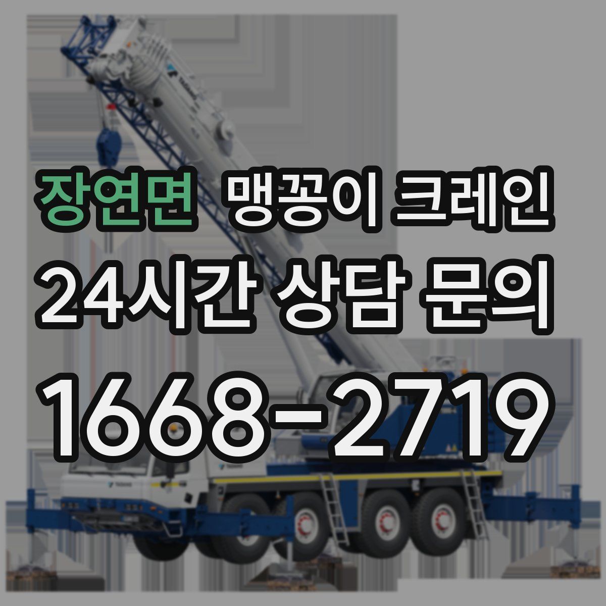 장연면 맹꽁이 크레인