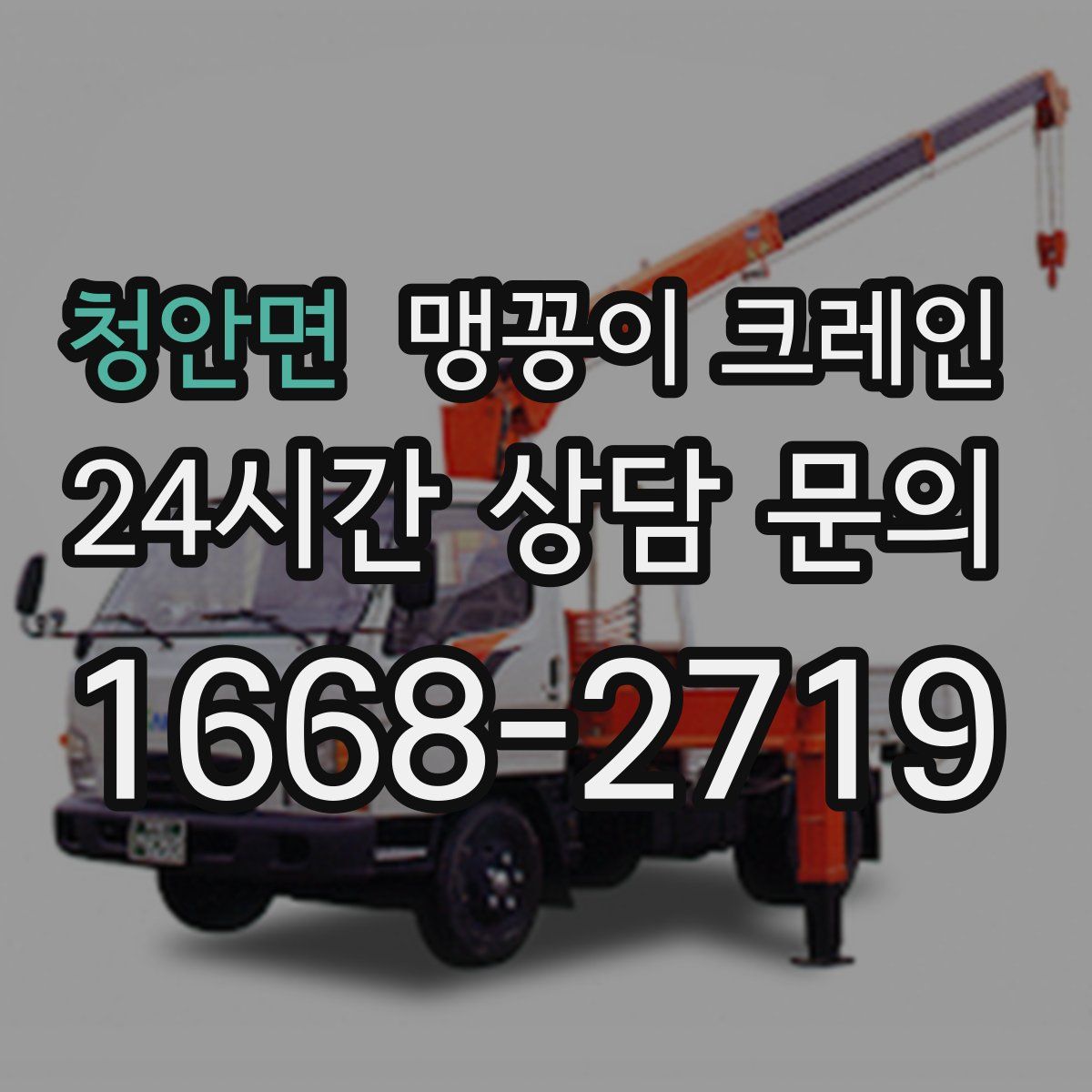 청안면 맹꽁이 크레인