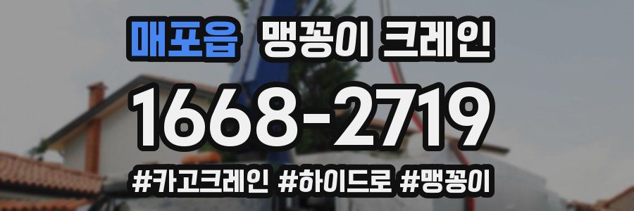 매포읍 맹꽁이 크레인