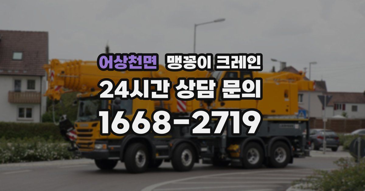 어상천면 맹꽁이 크레인