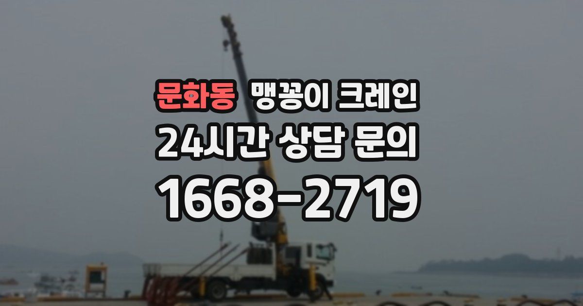 문화동 맹꽁이 크레인