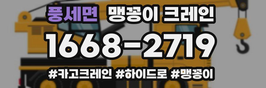 풍세면 맹꽁이 크레인