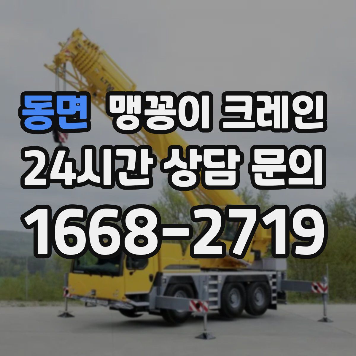 동면 맹꽁이 크레인