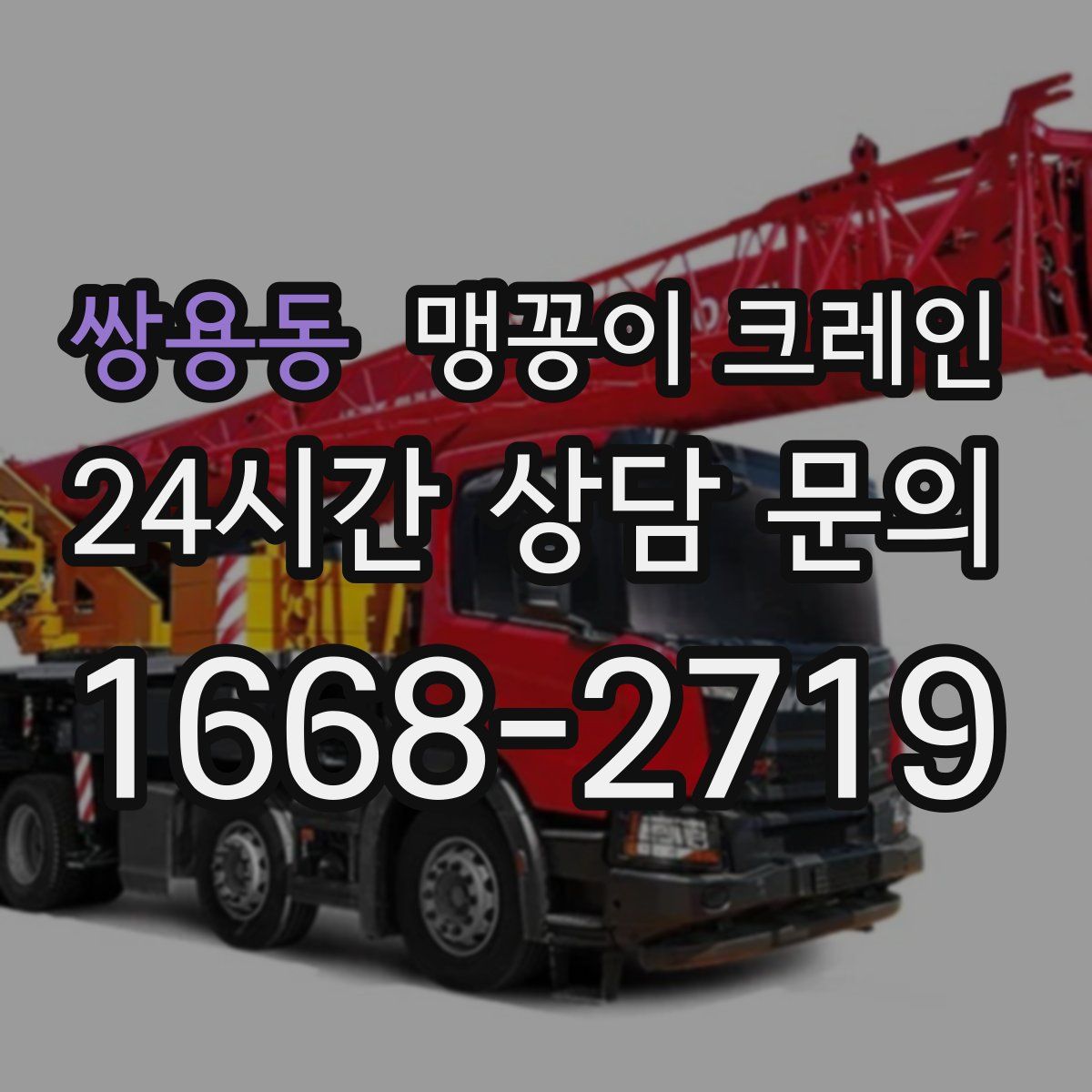 쌍용동 맹꽁이 크레인