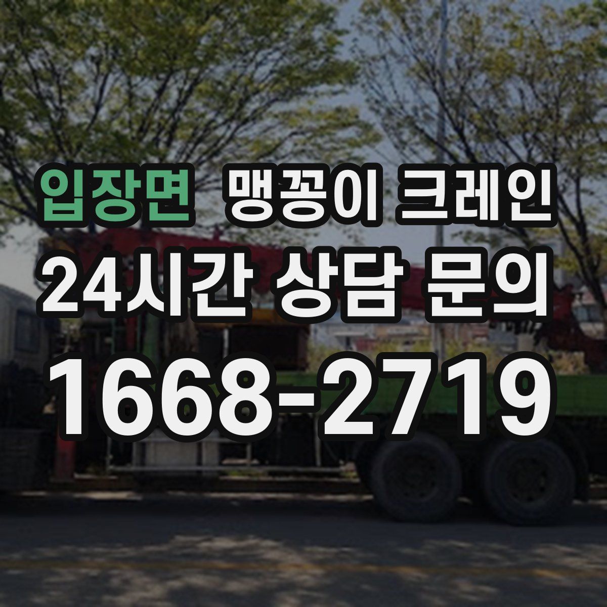 입장면 맹꽁이 크레인