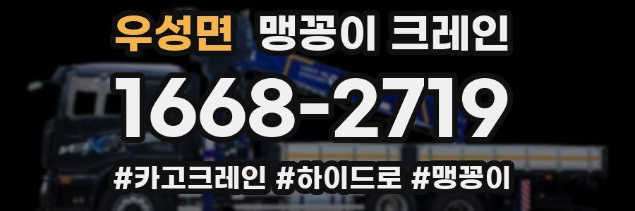 우성면 맹꽁이 크레인