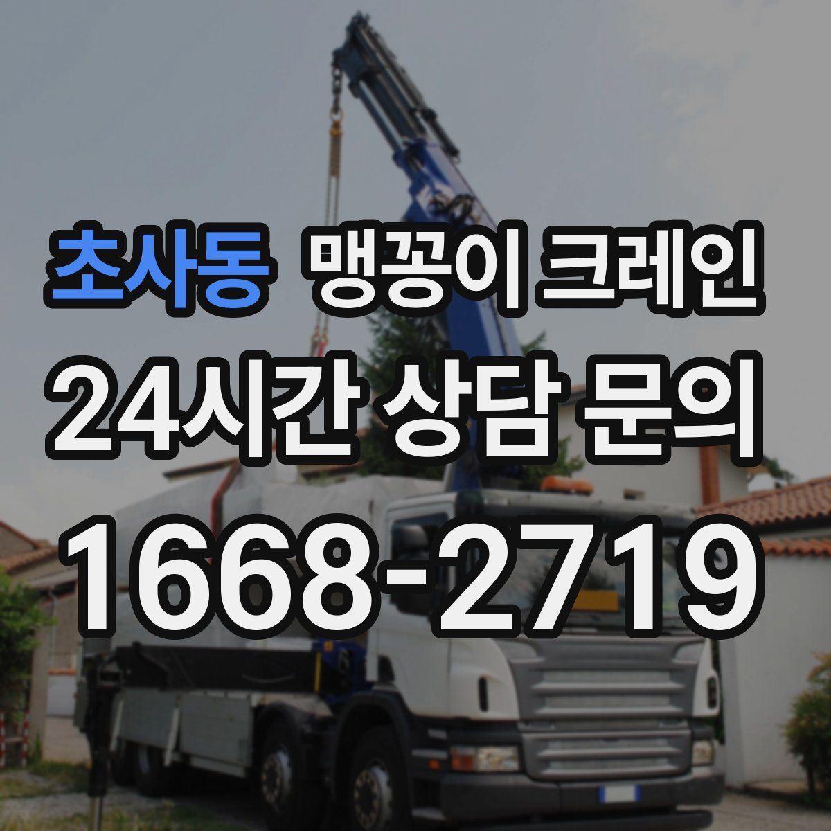 초사동 맹꽁이 크레인
