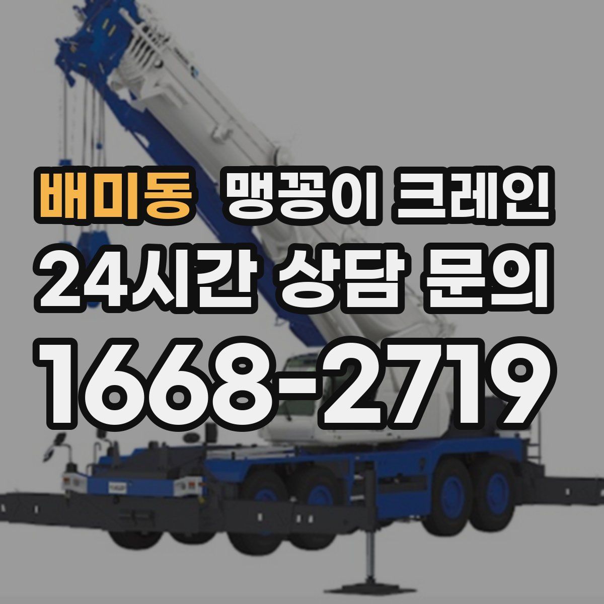 배미동 맹꽁이 크레인