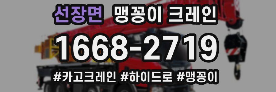 선장면 맹꽁이 크레인