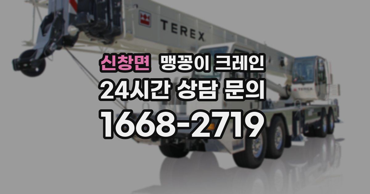 신창면 맹꽁이 크레인