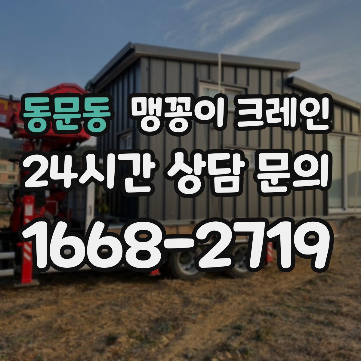 동문동 맹꽁이 크레인