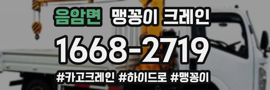 음암면 맹꽁이 크레인