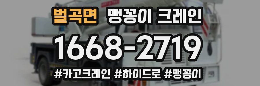 벌곡면 맹꽁이 크레인