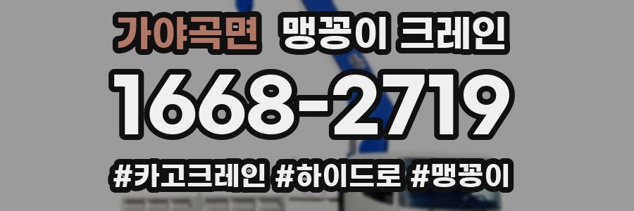 가야곡면 맹꽁이 크레인