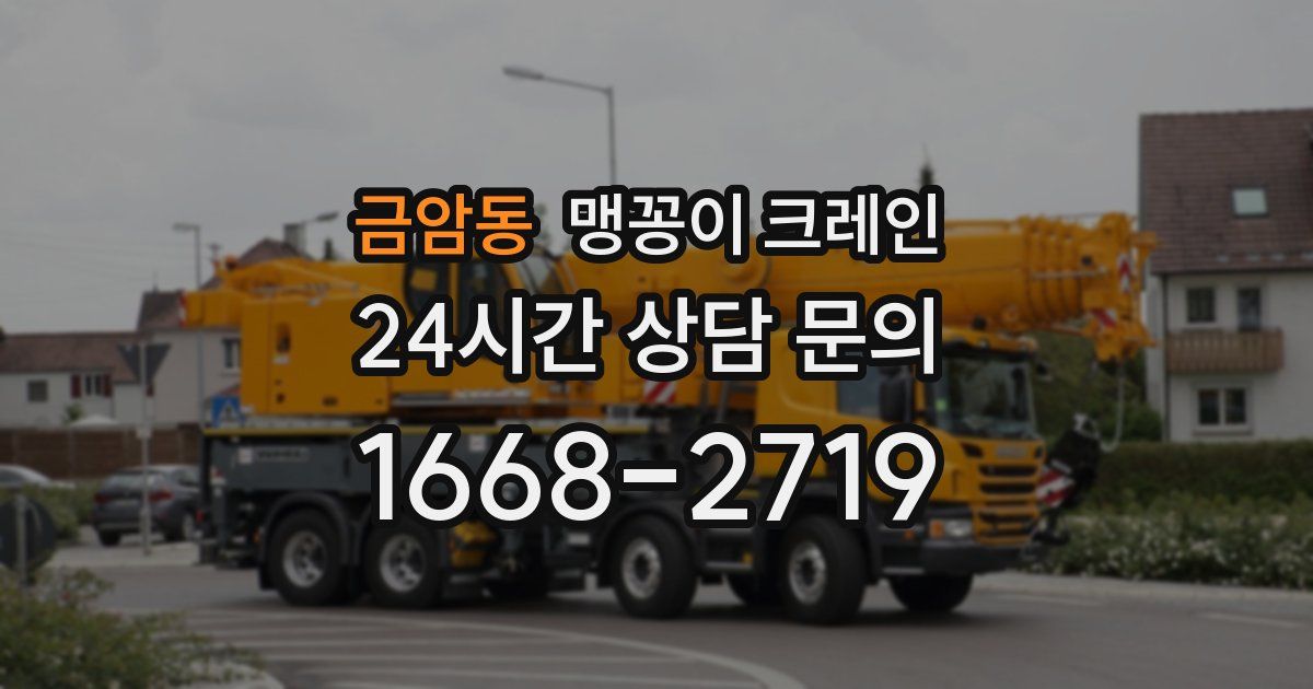 금암동 맹꽁이 크레인