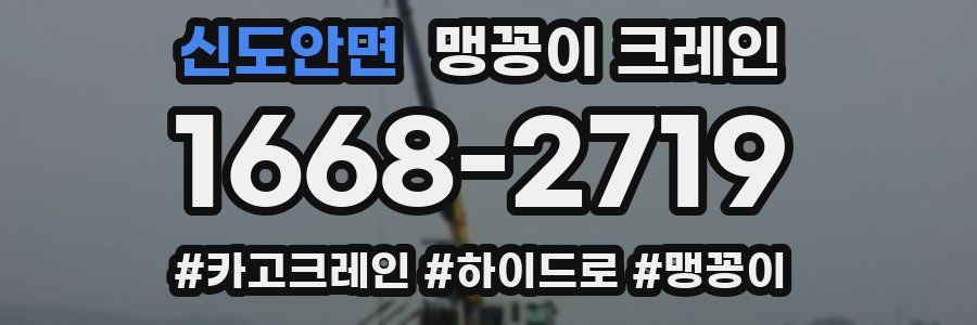 신도안면 맹꽁이 크레인