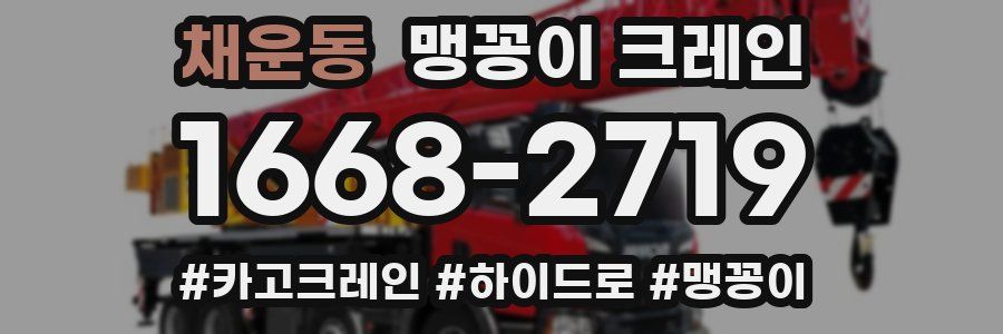 채운동 맹꽁이 크레인