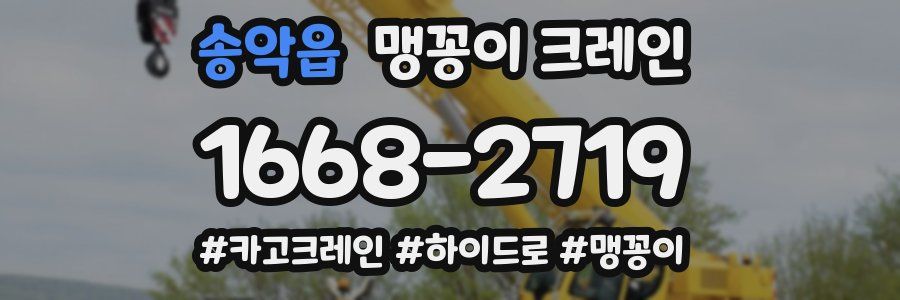 송악읍 맹꽁이 크레인