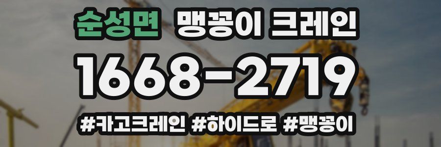 순성면 맹꽁이 크레인