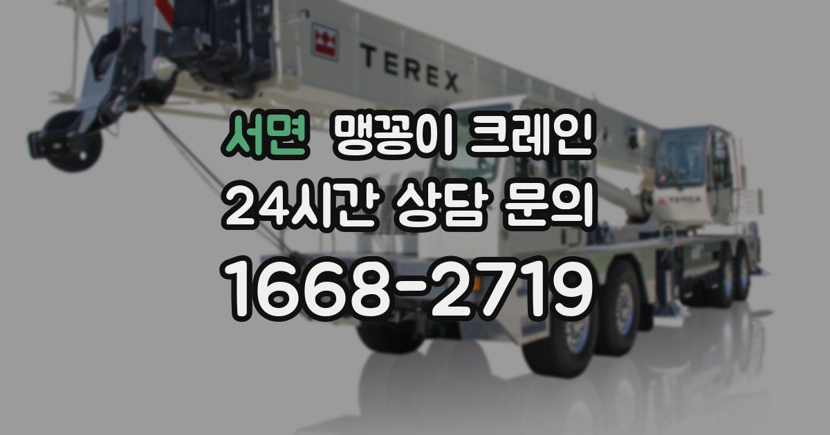 서면 맹꽁이 크레인
