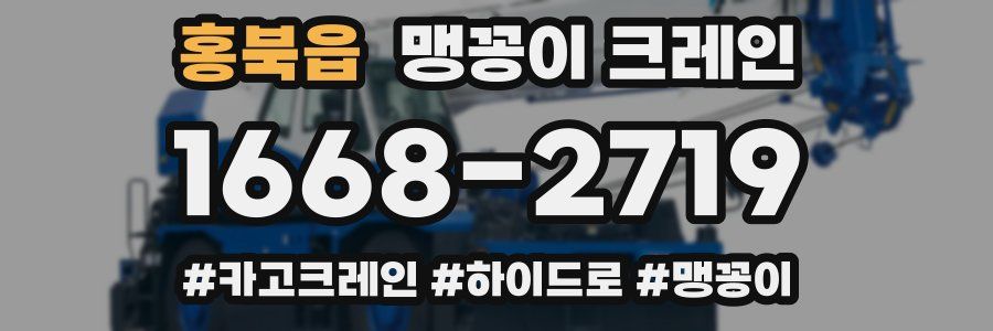 홍북읍 맹꽁이 크레인