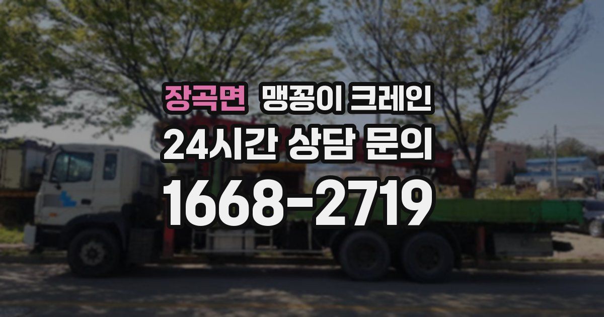 장곡면 맹꽁이 크레인