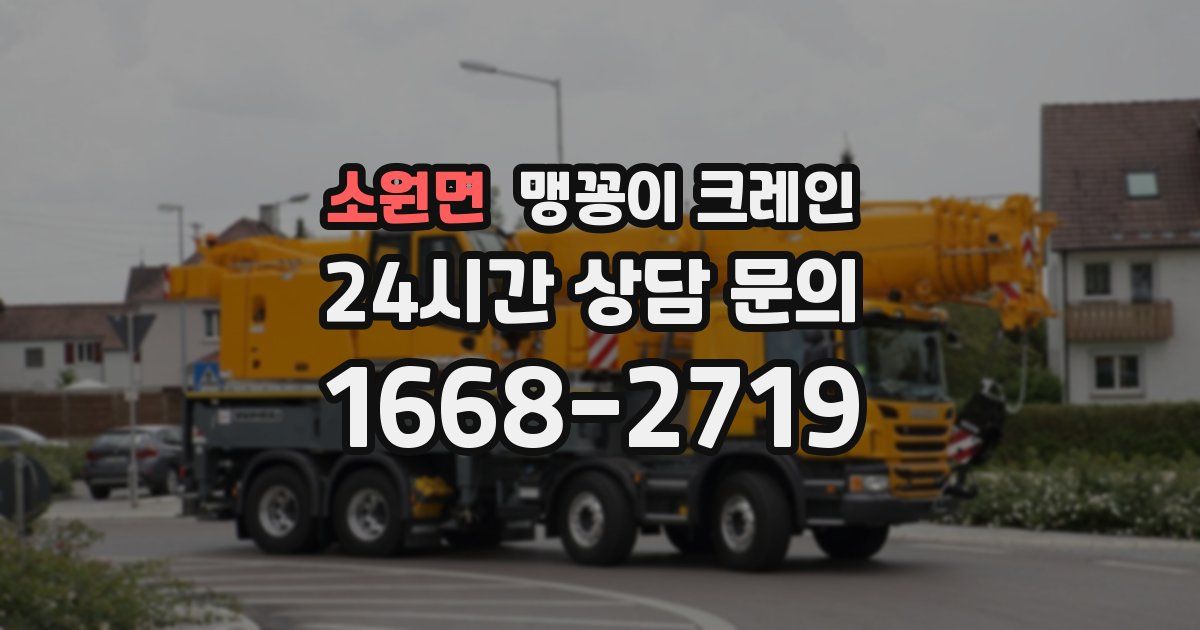 소원면 맹꽁이 크레인