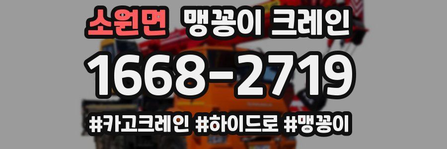 소원면 맹꽁이 크레인