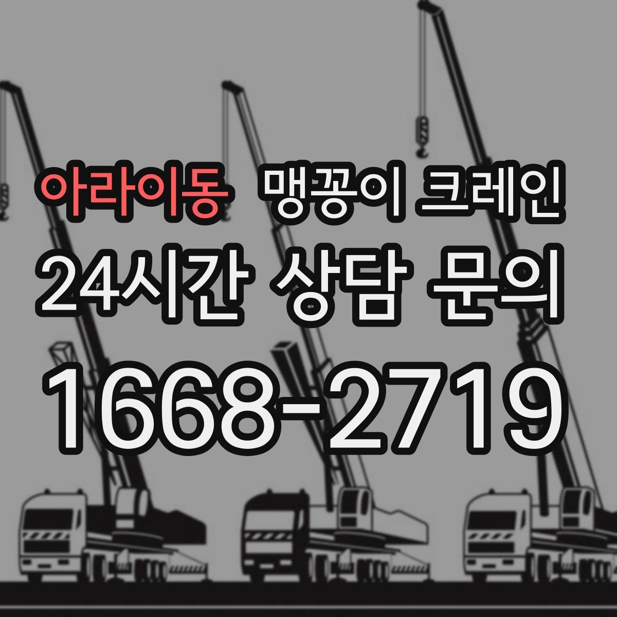 아라이동 맹꽁이 크레인