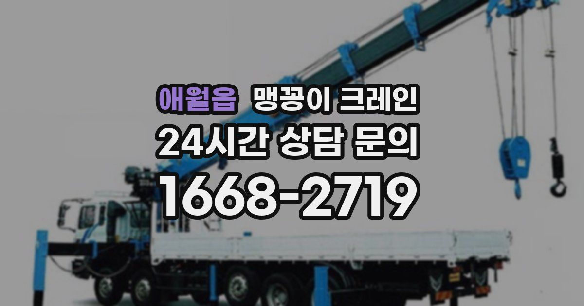 애월읍 맹꽁이 크레인