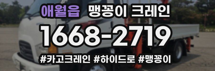 애월읍 맹꽁이 크레인