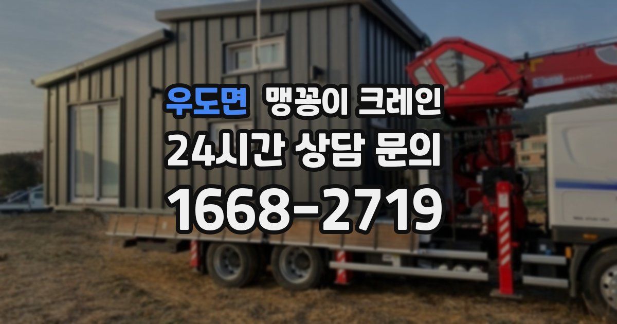 우도면 맹꽁이 크레인